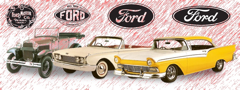 1961 Ford Group Paint Charts and Color Codes