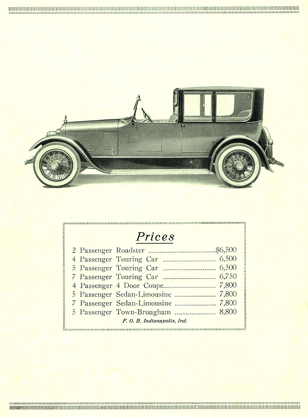 1922 Duesenberg Model A Brochure Page 8