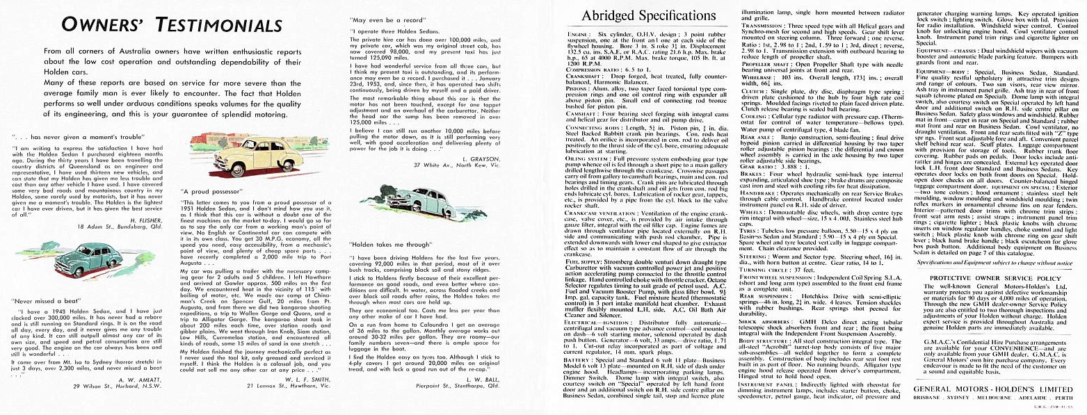 1955 Holden FJ Brochure Page 8
