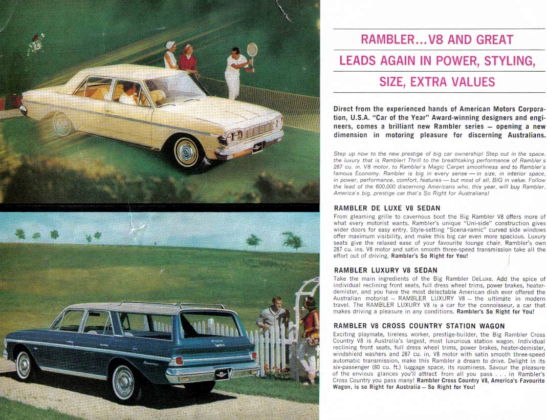 1962 AMC Rambler V8 Brochure Page 4