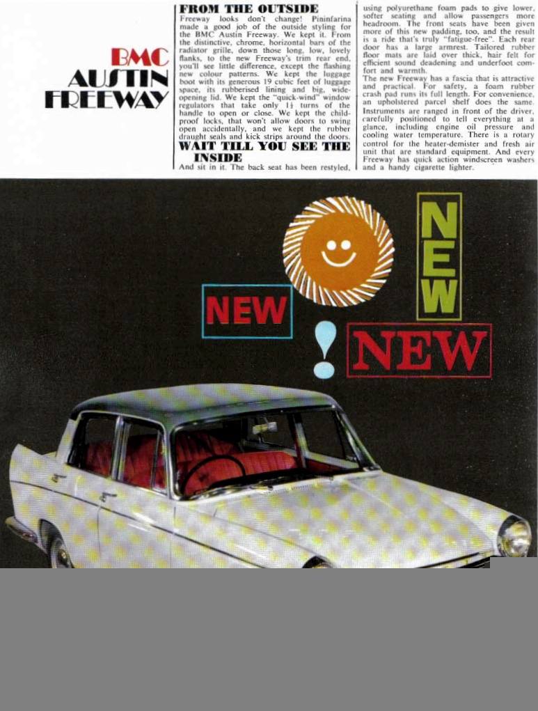 1962 Austin Freeway Brochure Page 2