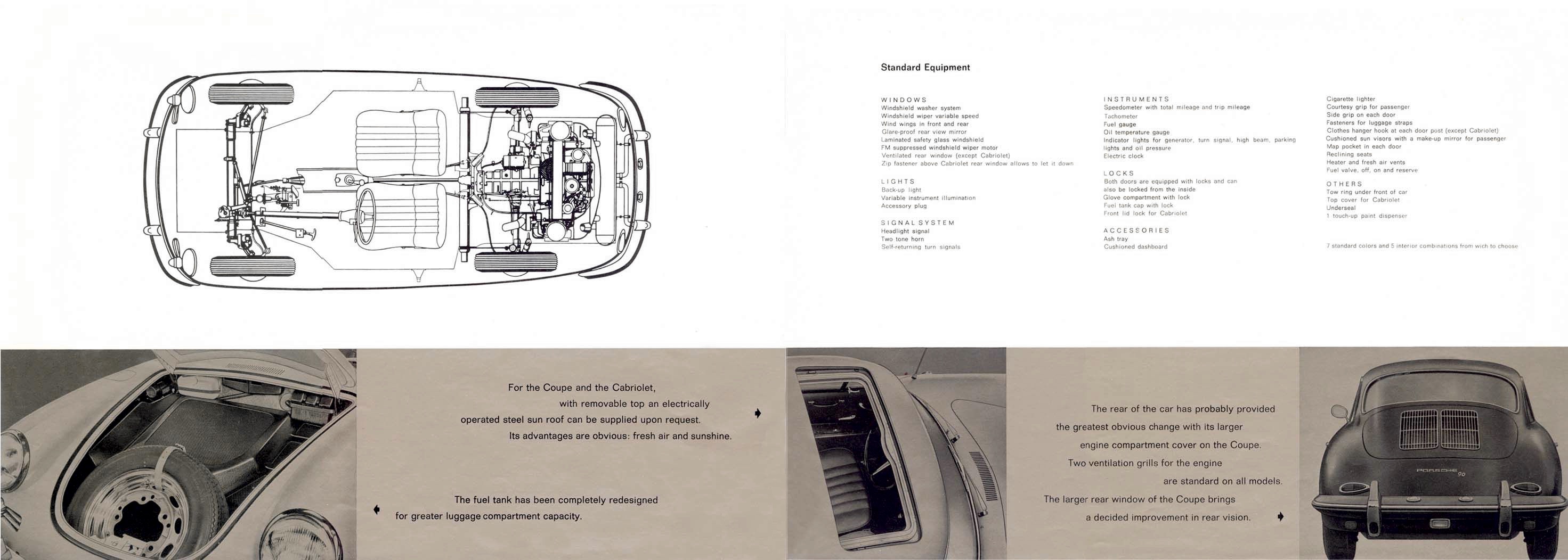 1962 Porsche 356B Brochure Page 3
