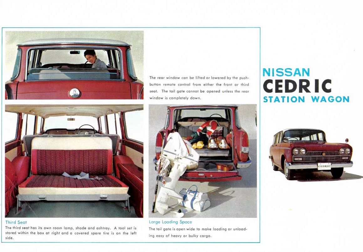 1964 Nissan Cedric Wagon Brochure Page 1