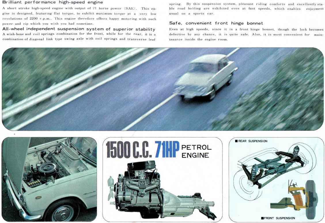 1965 Isuzu Bellet Brochure Page 2