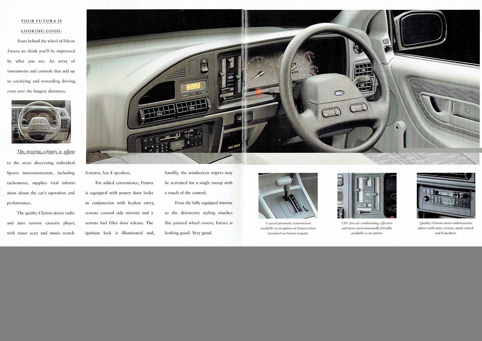 1993 Ford Falcon ED GLi and Futura Brochure Page 17