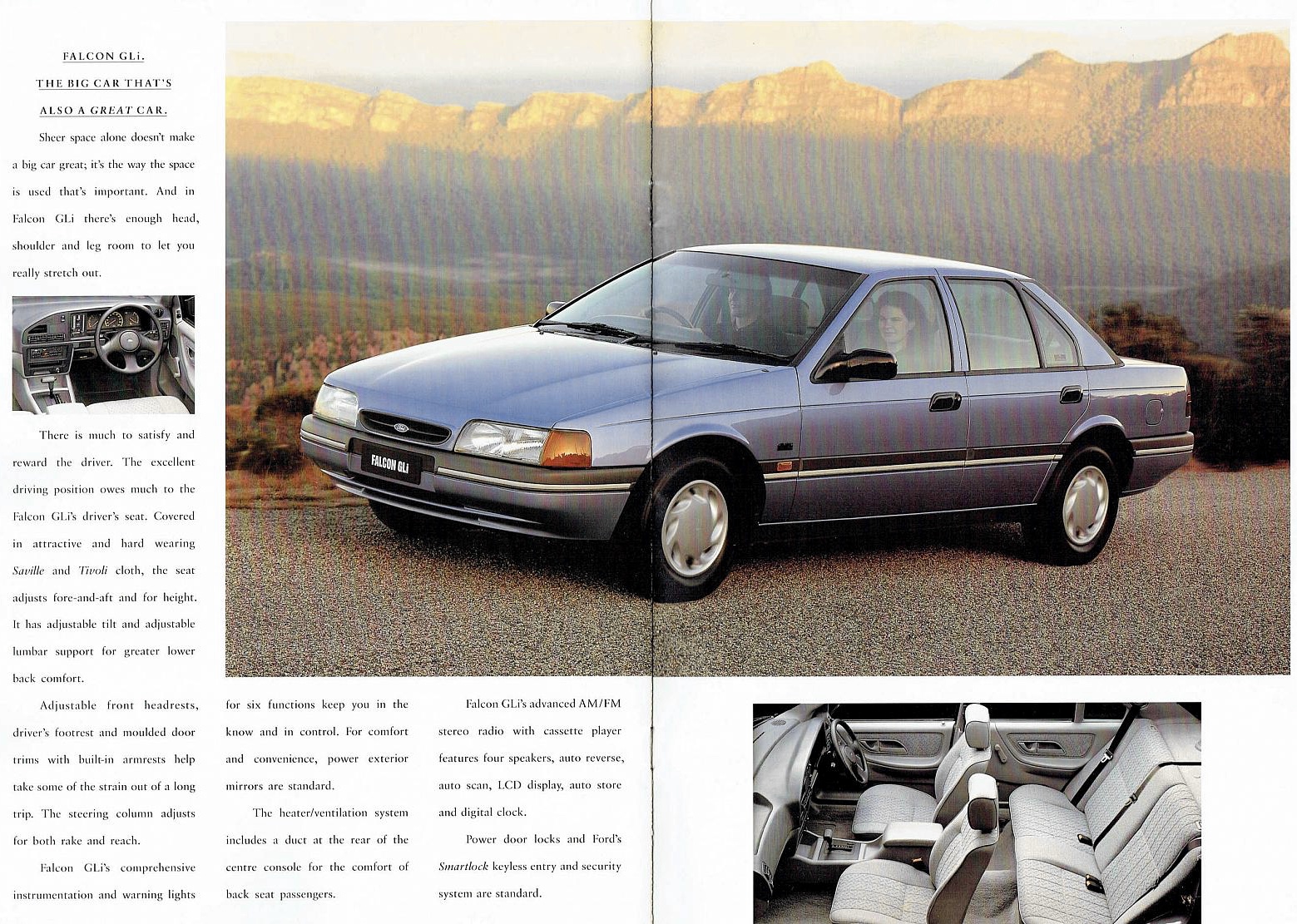 1993 Ford Falcon ED GLi and Futura Brochure Page 8