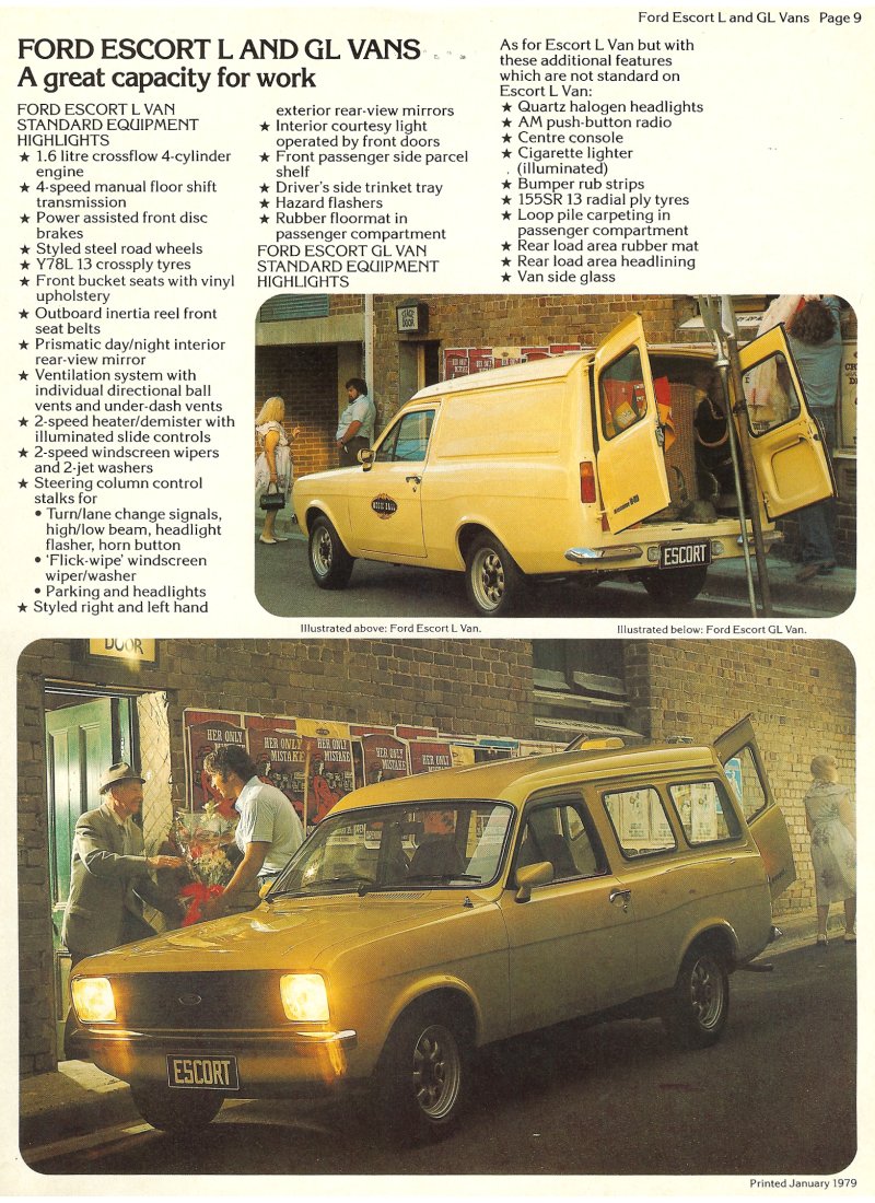1979 Ford Range Brochure Page 53