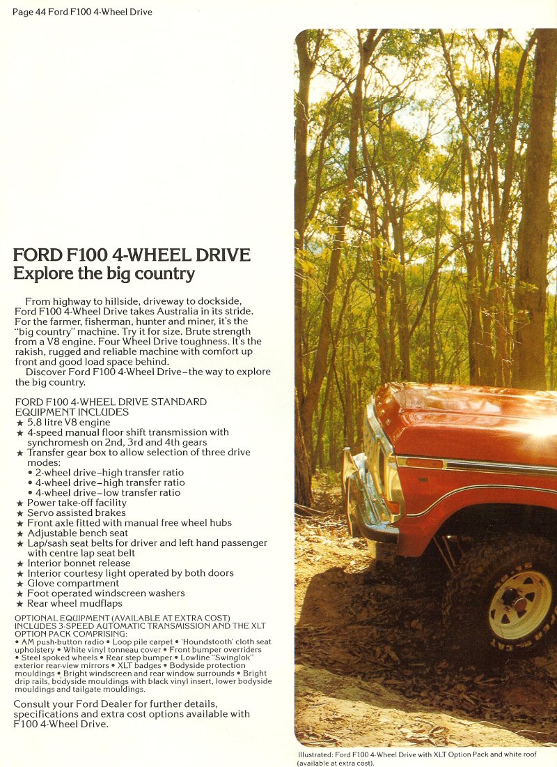 1979 Ford Range Brochure Page 32