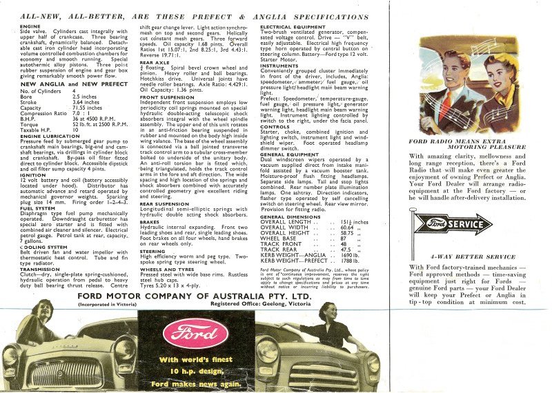 Ford Anglia Prefect Brochure Page 9