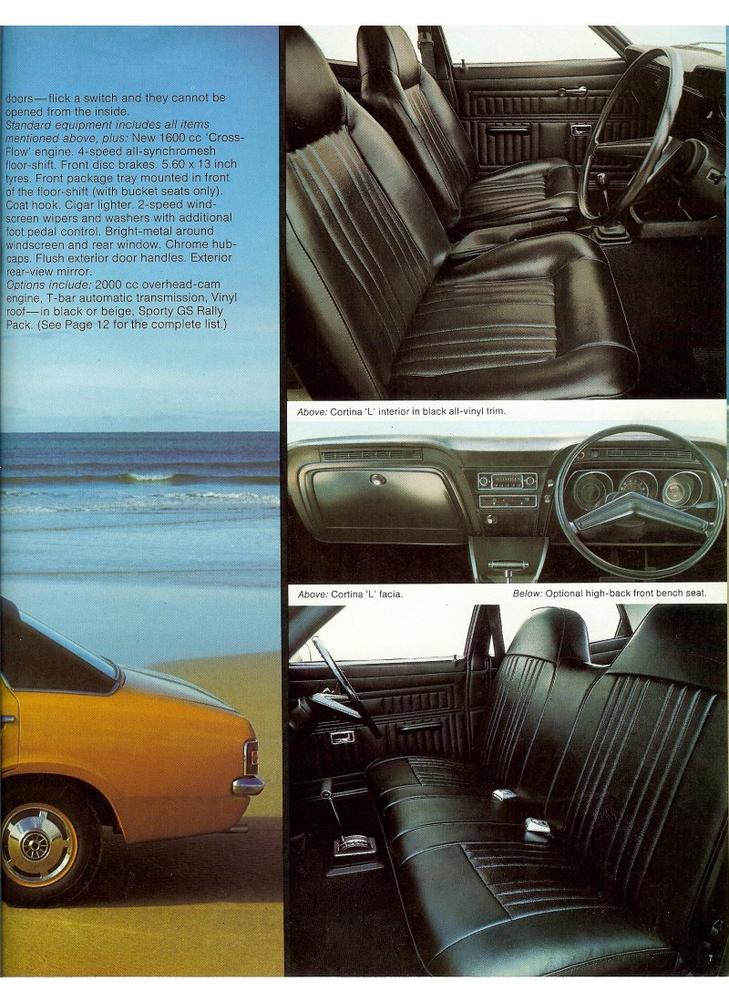 Ford Cortina TC Brochure Page 12