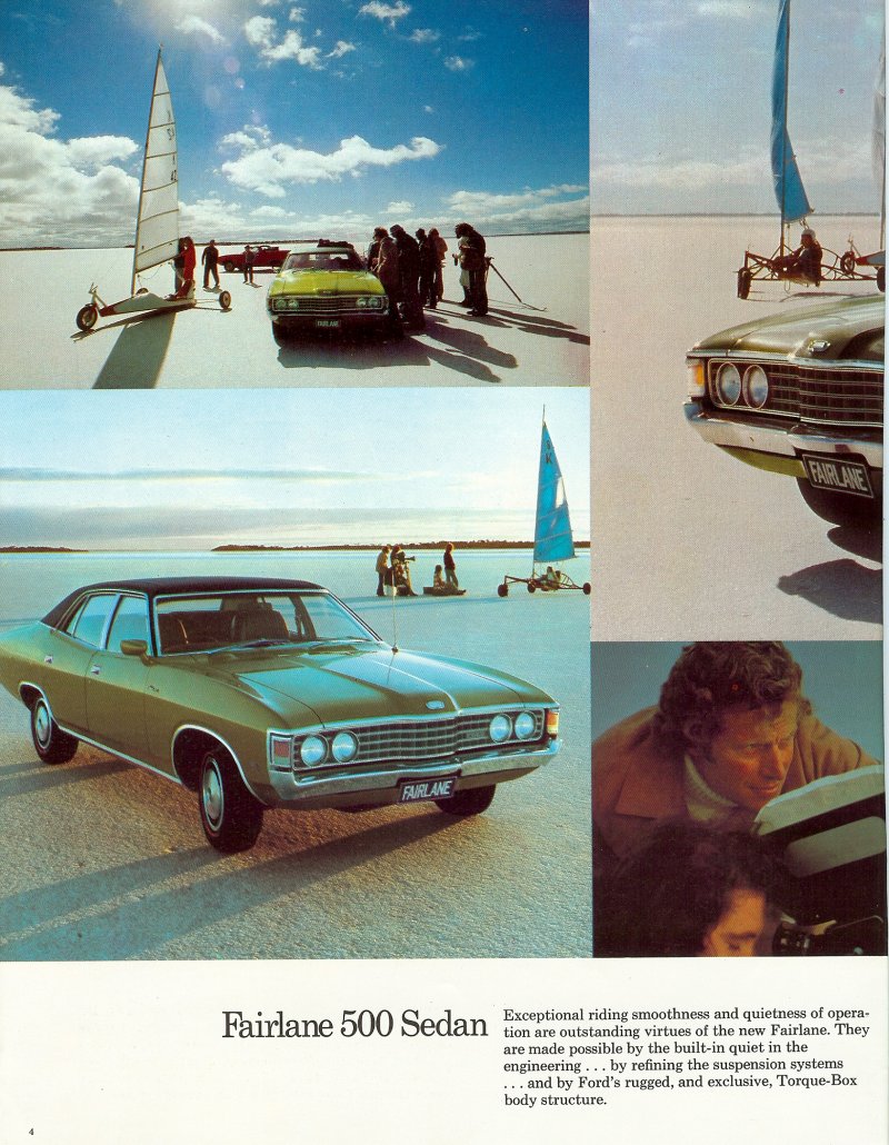 Ford Fairlane ZG Brochure Page 1