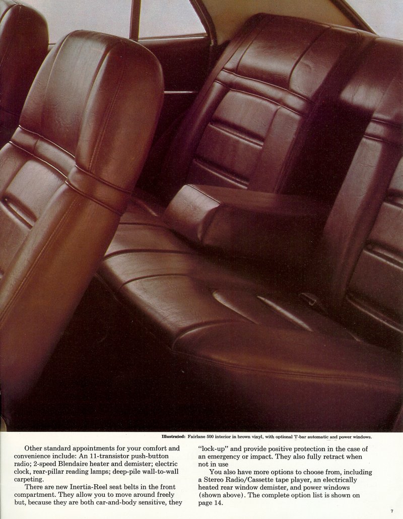 Ford Fairlane ZG Brochure Page 2
