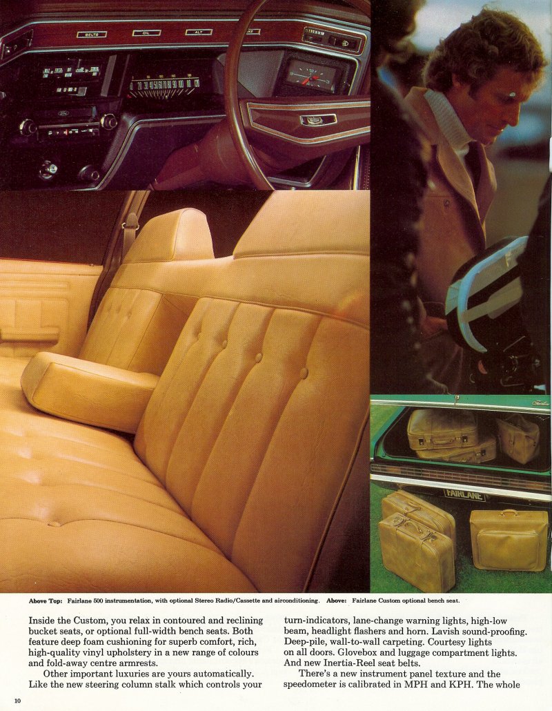 Ford Fairlane ZG Brochure Page 10