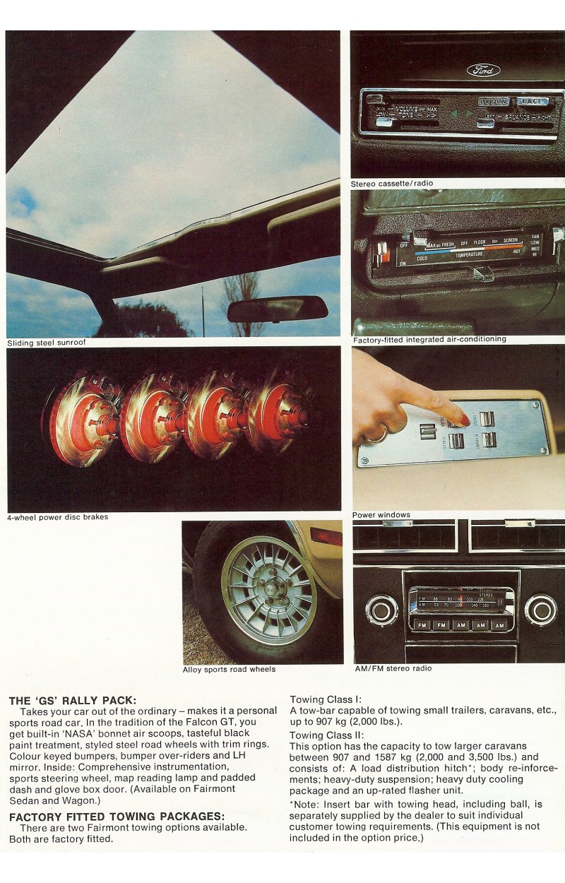 Ford Falcon XC Fairmont Brochure Page 3