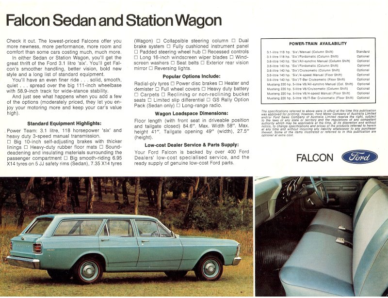 Ford Falcon XW Brochure Page 4