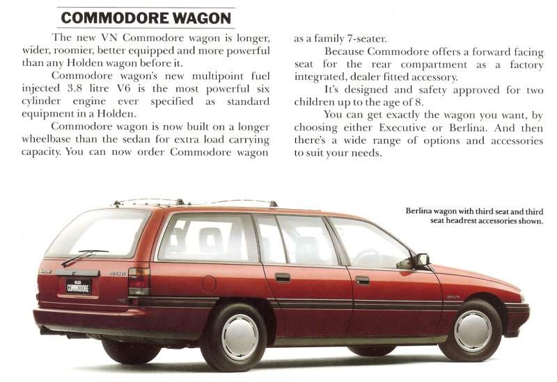 1988 Holden Range Brochure Page 5