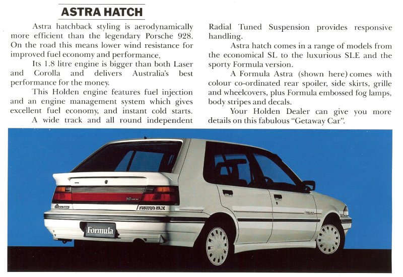 1988 Holden Range Brochure Page 9
