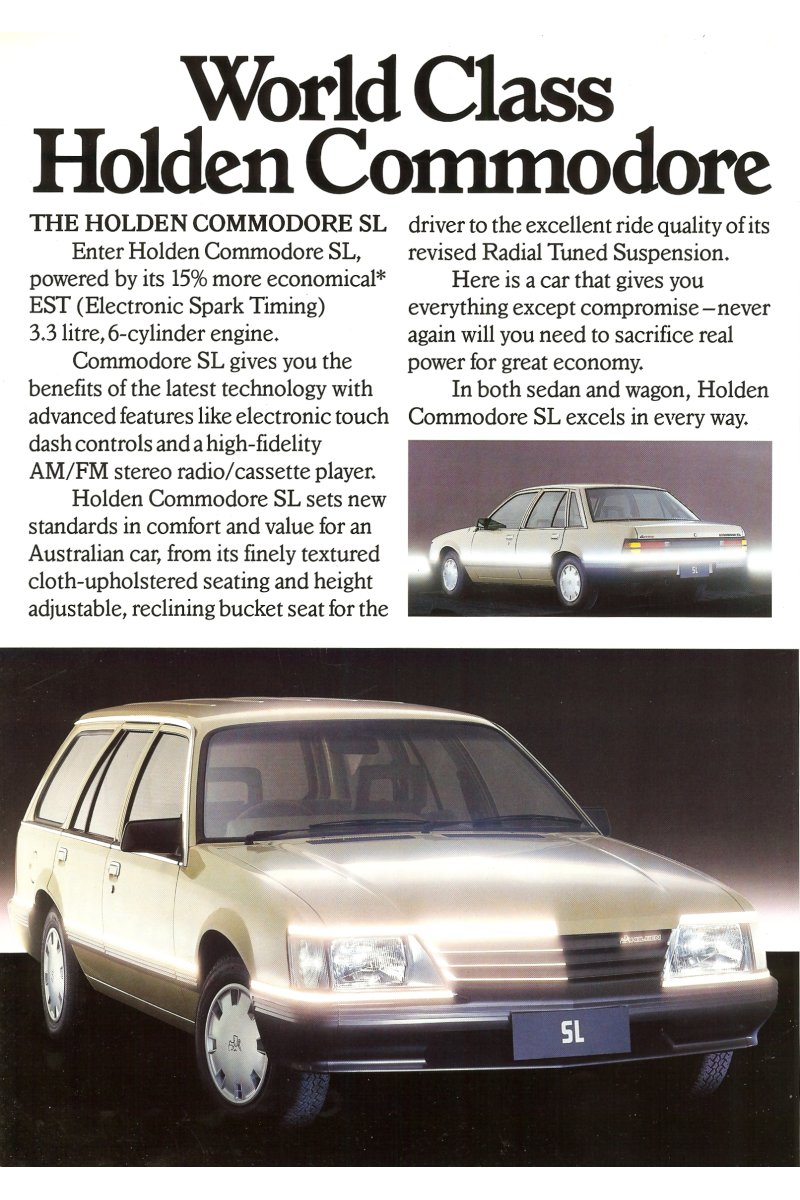 Holden VK Commodore Brochure Page 5