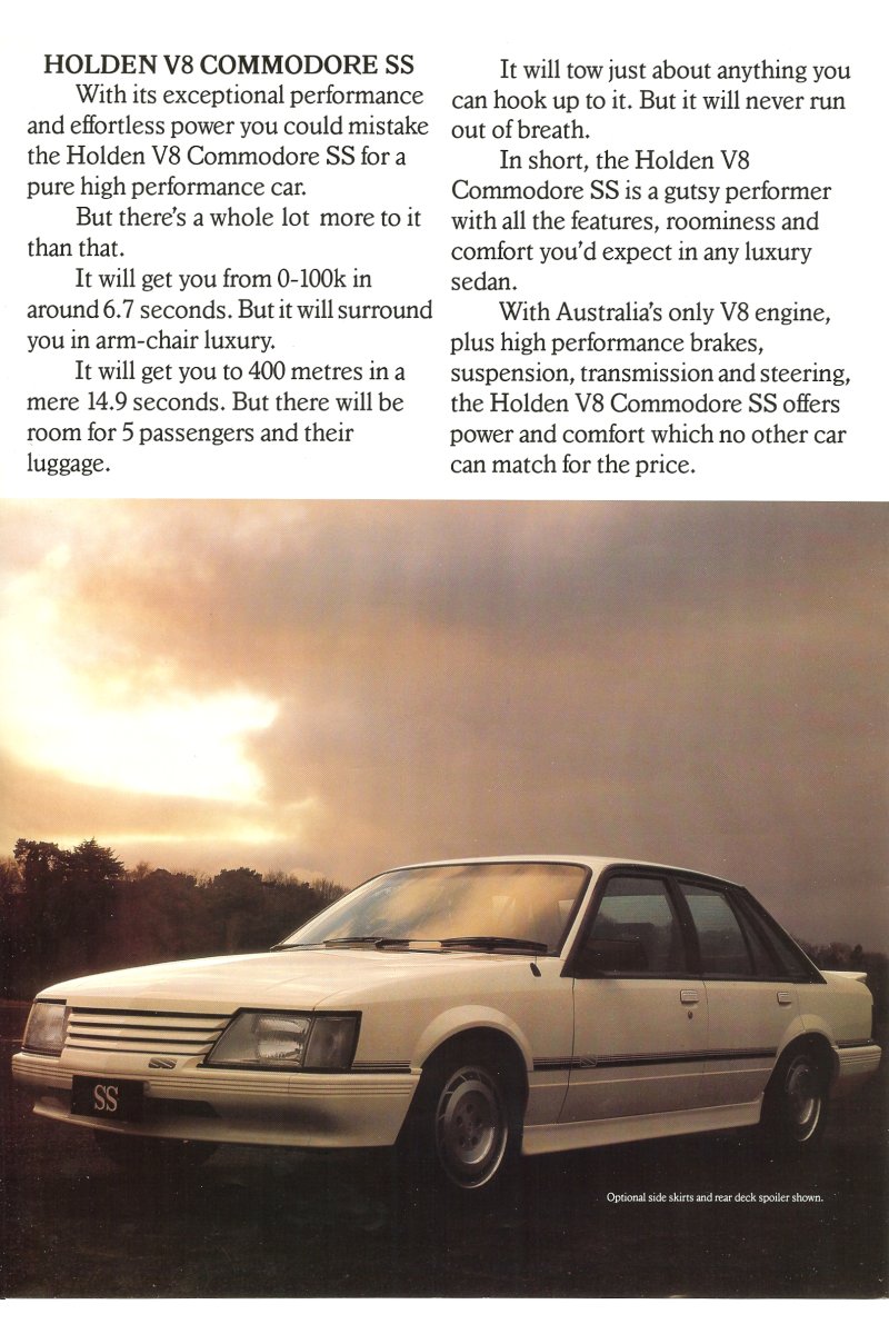 Holden VK Commodore Brochure Page 4