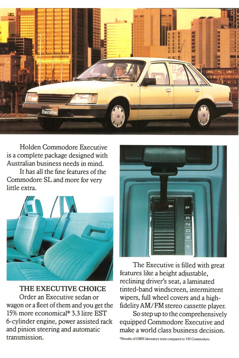 Holden VK Commodore Brochure Page 8