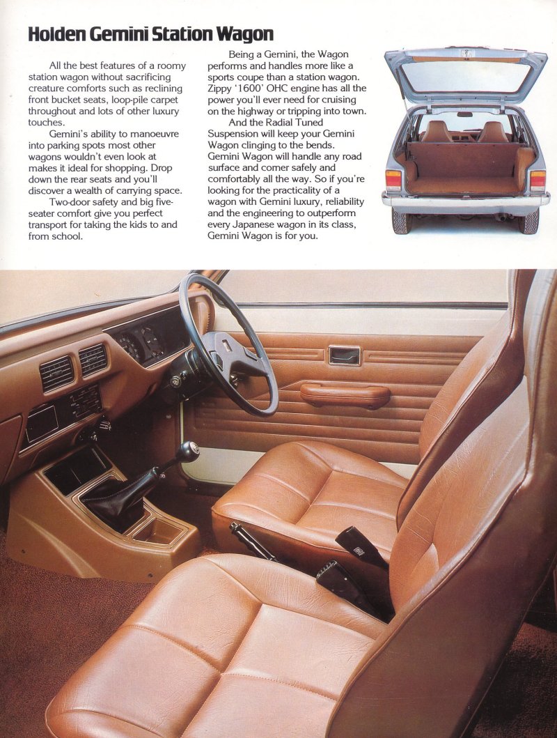 Holden Gemini TD Brochure Page 8