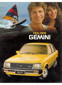 Holden TE Gemini Brochure