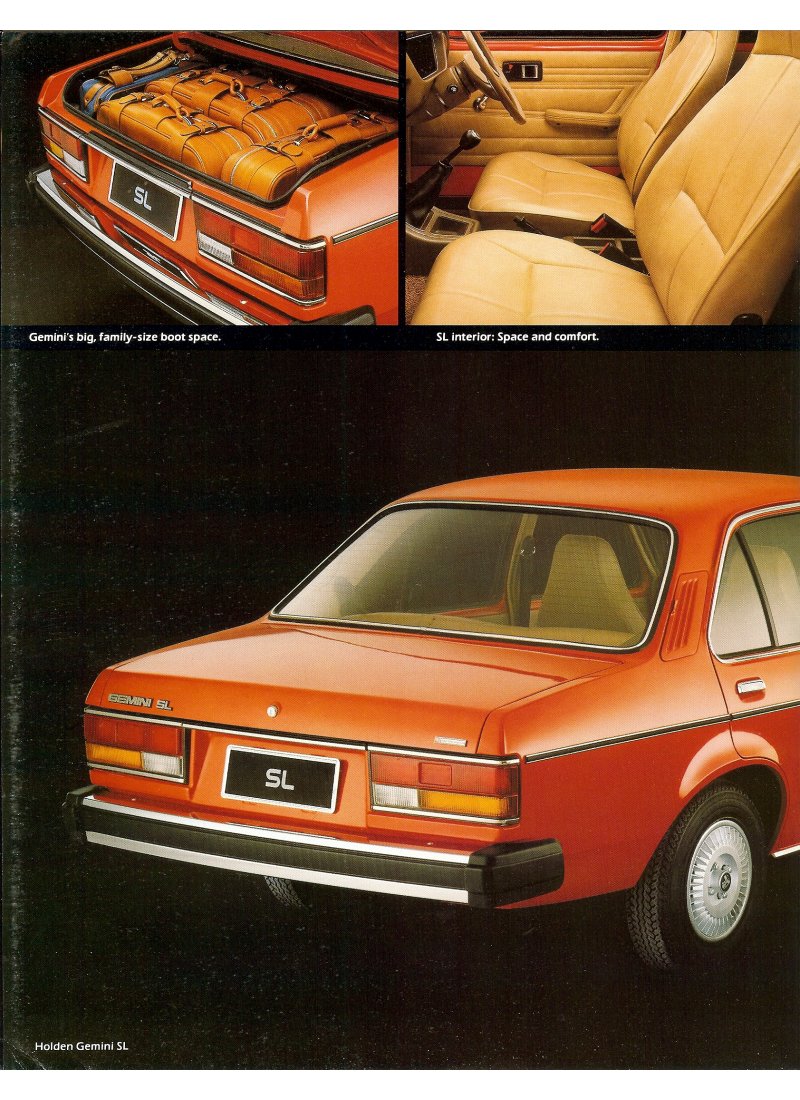 Holden Gemini TE Brochure Page 7