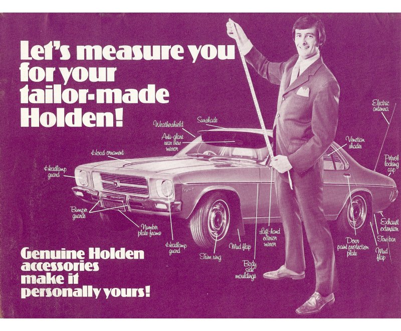 Holden HQ Accessories Brochure Page 5