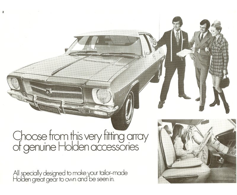 Holden HQ Accessories Brochure Page 8