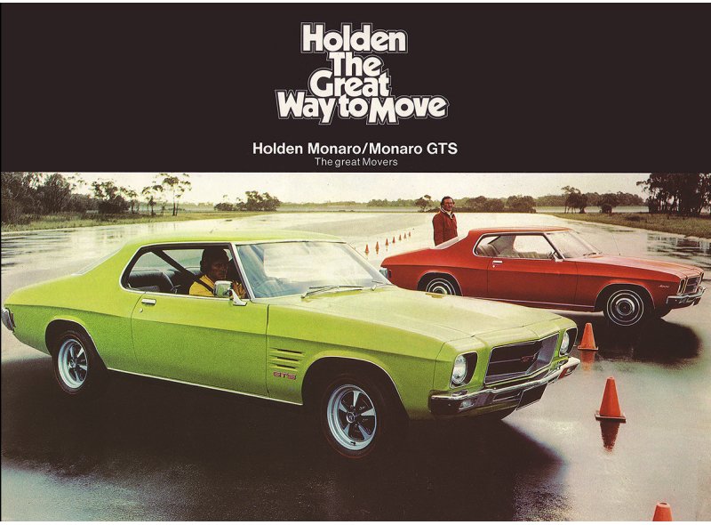 Holden HQ GTS Monaro Brochure Page 1