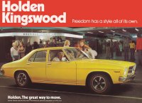 HQ Holden Kingswood Brochure