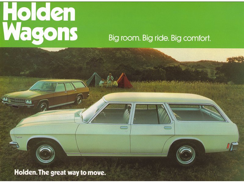 Holden HQ Wagon Brochure Page 2