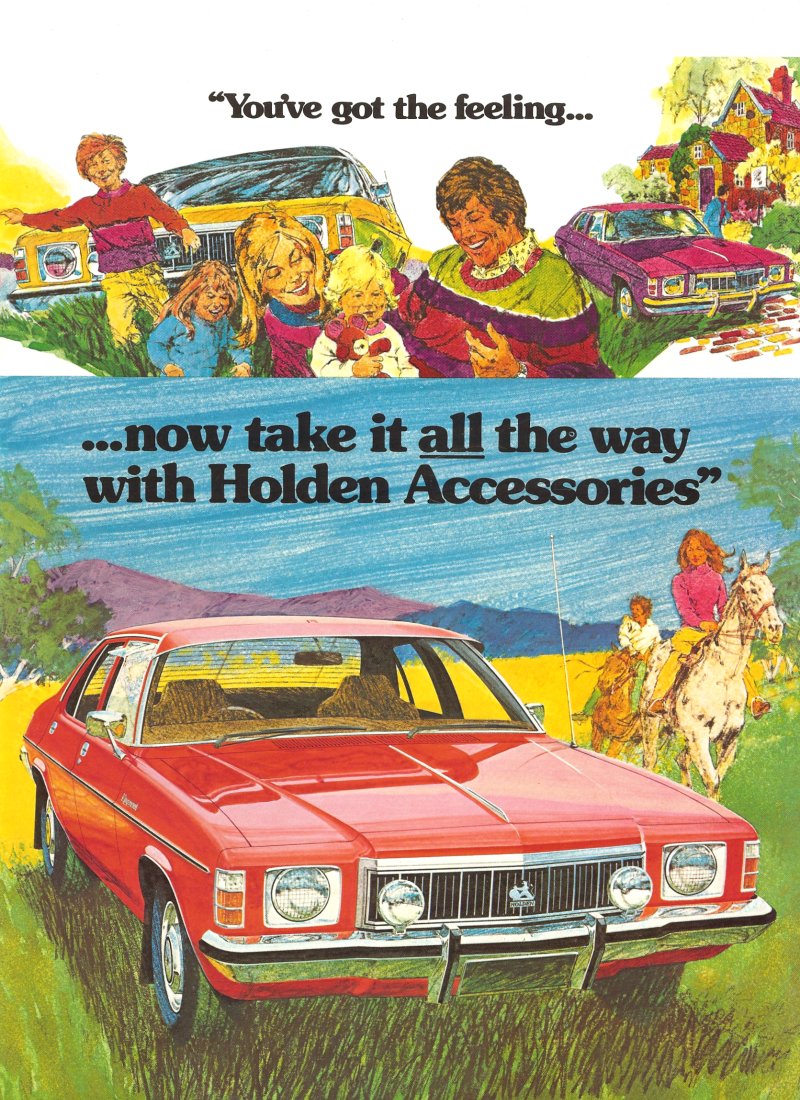Holden HX Accessories Brochure Page 3