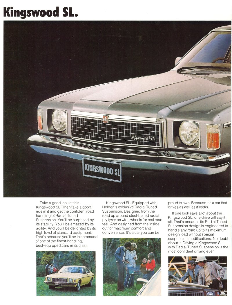 Holden HZ Kingswood SL Brochure Page 7