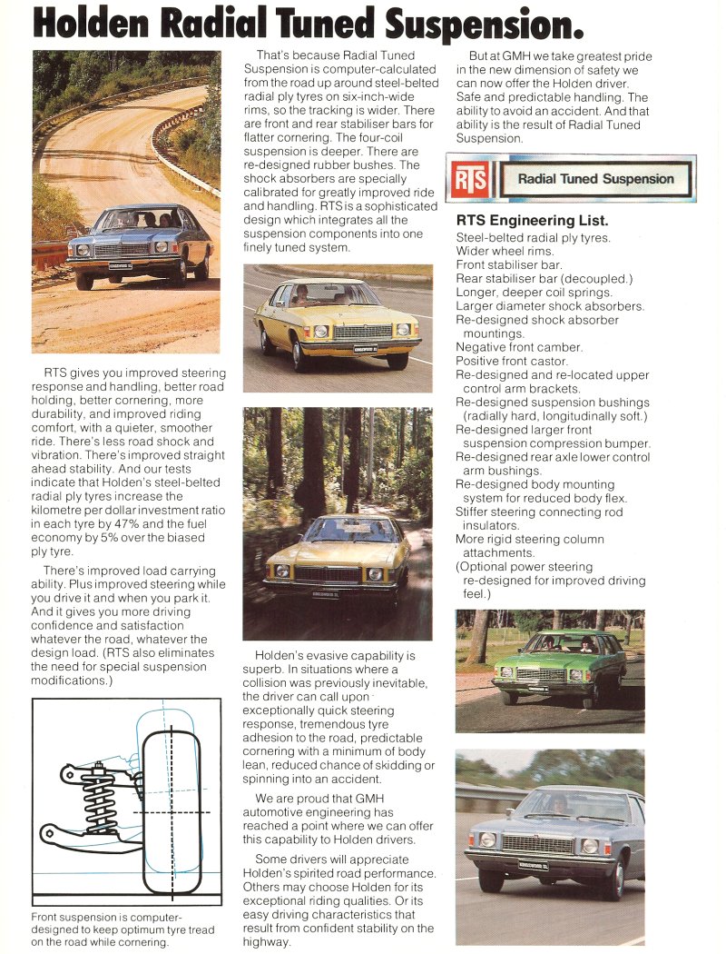 Holden HZ Kingswood SL Brochure Page 3