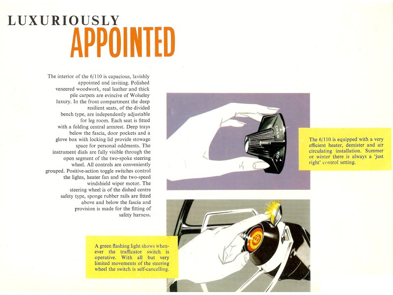 Wolseley 6/110 Brochure Page 6
