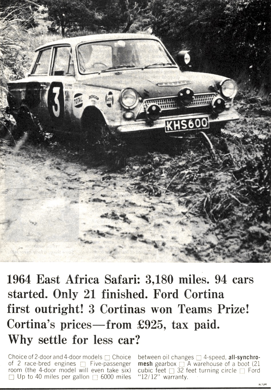 1964 Ford Cortina Mk1 Rally Car