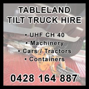 Tableland Tilt Truck Hire