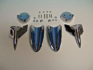 New 1957 Chevy Hood Rockets BelAir Show Quality