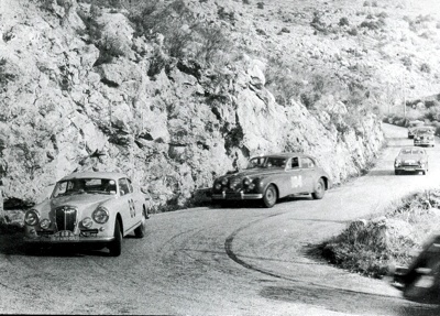 Aurelia GT at Monte Carlo Rally 1954