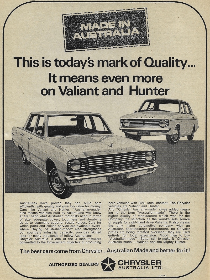 1968 Valiant Ad