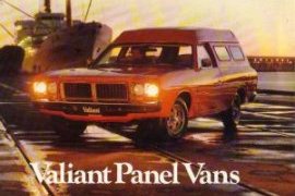 Chrysler Valiant Cl Panel Van