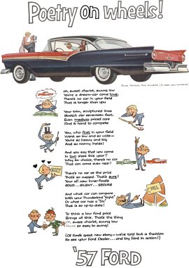 1957 Ford Fairlane - Poetry On Wheels