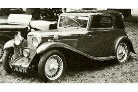 1934 Lagonda Rapier 10 HP Fixed-head Coupe body by Abbott