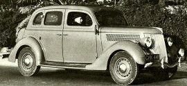 1936 Ford V8, Model 68 Fordor Saloon