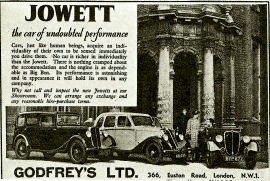 1936 Jowett 6G Series and J Series