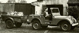 1947 Rover - Surplus Willys Jeep Re-Bodied Land Rover Prototype