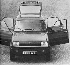 1979 Renault 5 GTL 5-door - Car Pictures, Photos, Spy Shoot 