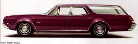1969 Oldsmobile Cutlass 2 Seat Station Wagon