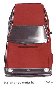 Volkswagen Indiana Red Metallic
